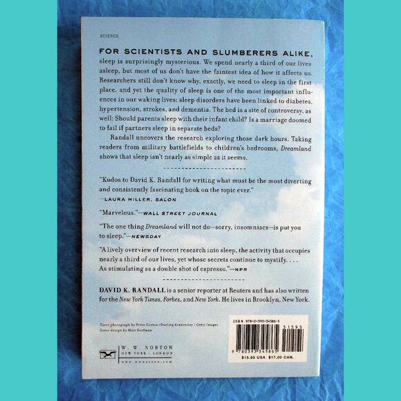Book - Dreamland: Adventures in the Strange Science of Sleep, David K. Randall - Picture 13 of 14